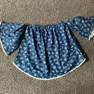 Off-the-Shoulder floral top